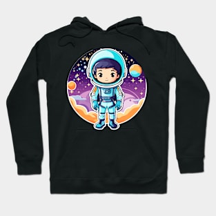 Astronaut Space Illustration Hoodie
